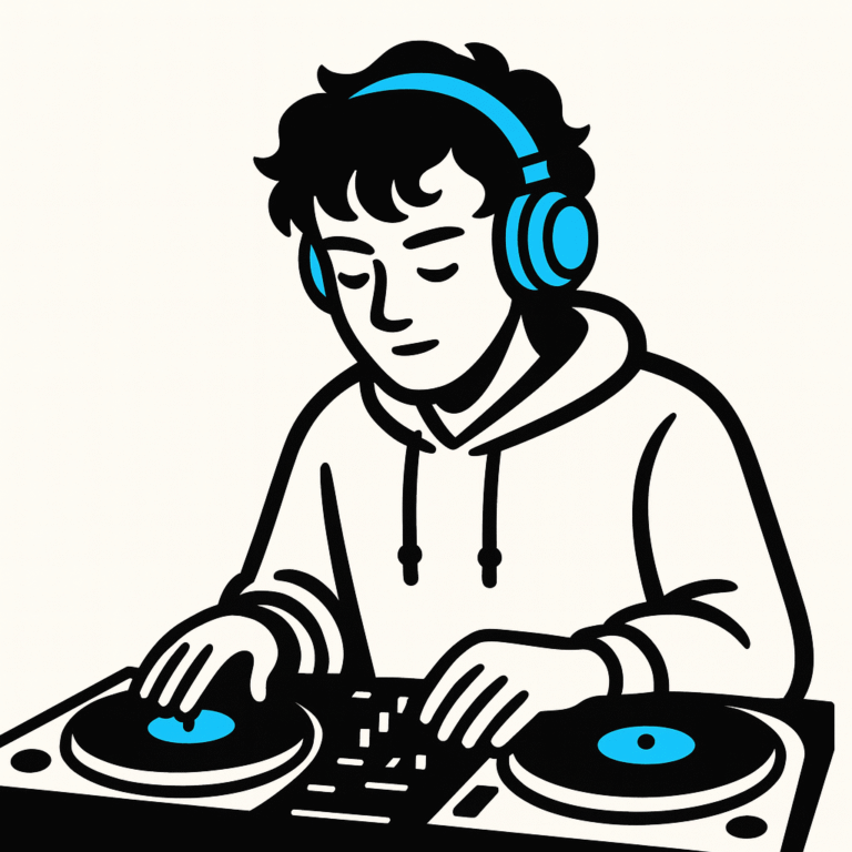 Boy Looking at Controller
