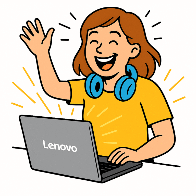 DJ using Lenovo laptop – best budget DJ laptop 2025