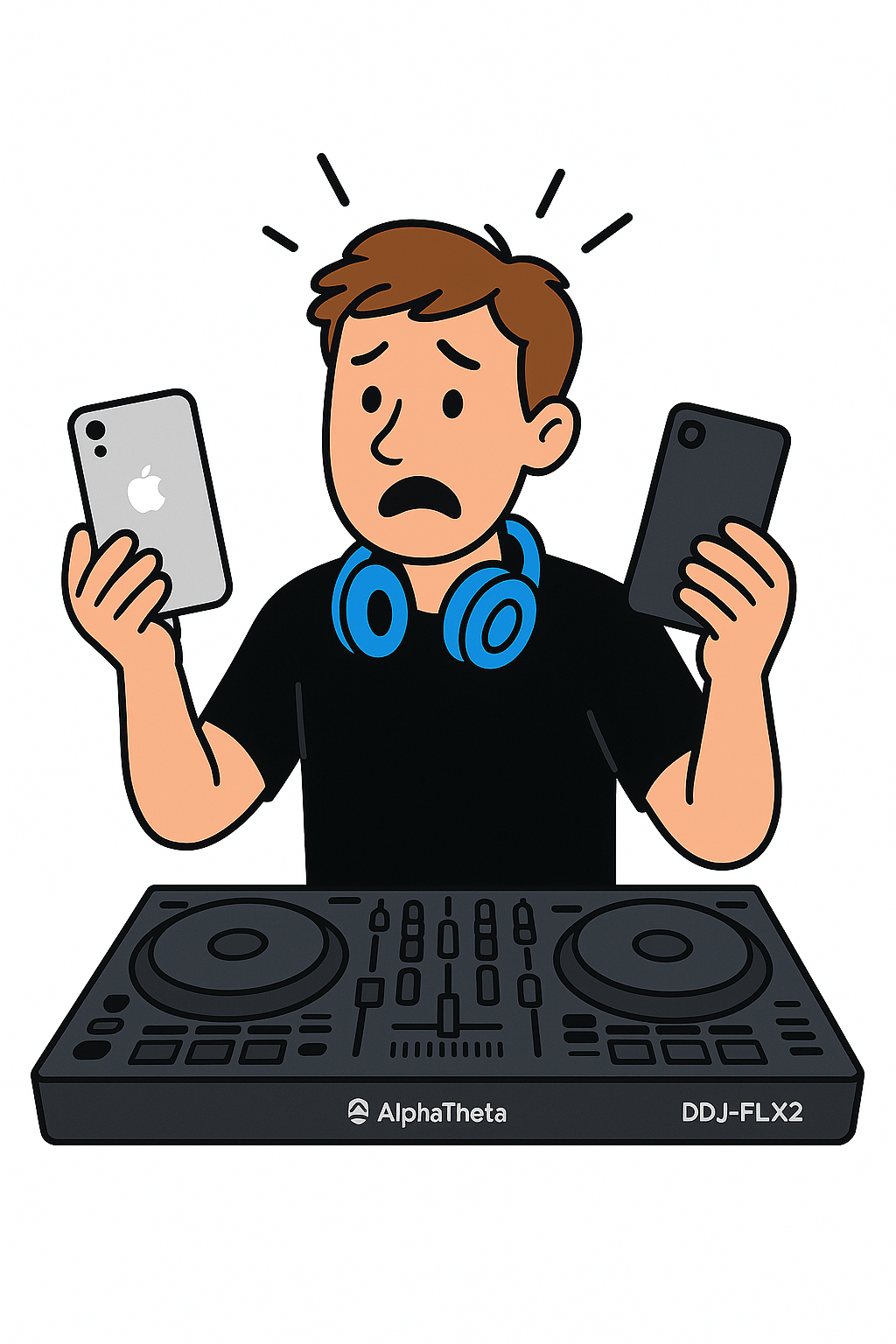 iPhone vs Android DDJ-FLX2 best phone for DJs 2025